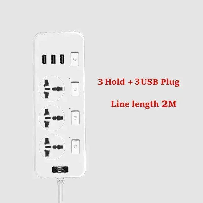 Multiprise USB intelligente britannique multiprise parafoudre multifonction