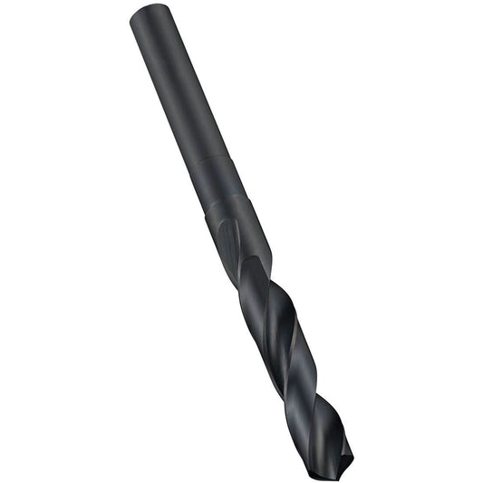Reduced Parallel Shank Drill Bit, 53/64", High Speed Steel, 3" Flute, 118° Point