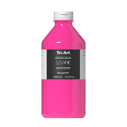 UVFX Black Light Poster Paint - Fluorescent Pink