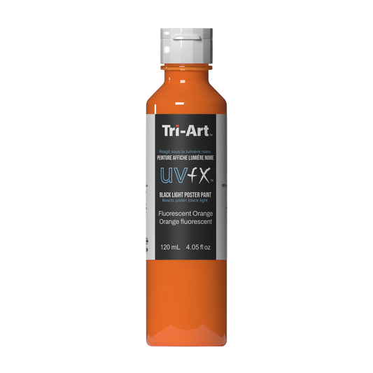 UVFX Black Light Poster Paint - Fluorescent Orange