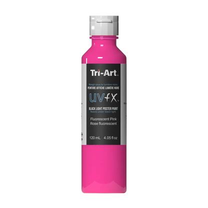 UVFX Black Light Poster Paint - Fluorescent Pink