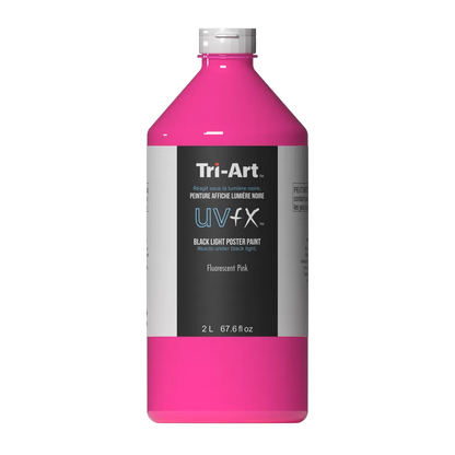 UVFX Black Light Poster Paint - Fluorescent Pink