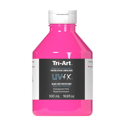 UVFX Black Light Poster Paint - Fluorescent Pink