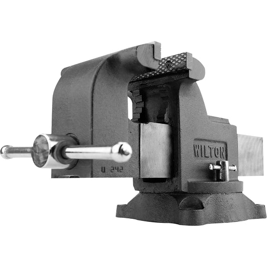 Étaux d'atelier, largeur de mâchoire de 4 po, profondeur de gorge de 2-3/4 po