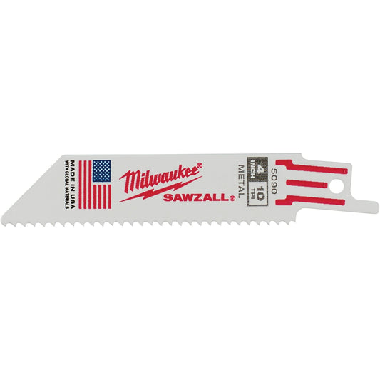 Lame de scie alternative Sawzall® bimétal, 10 TPI, 10,16 cm L x 1,90 cm l