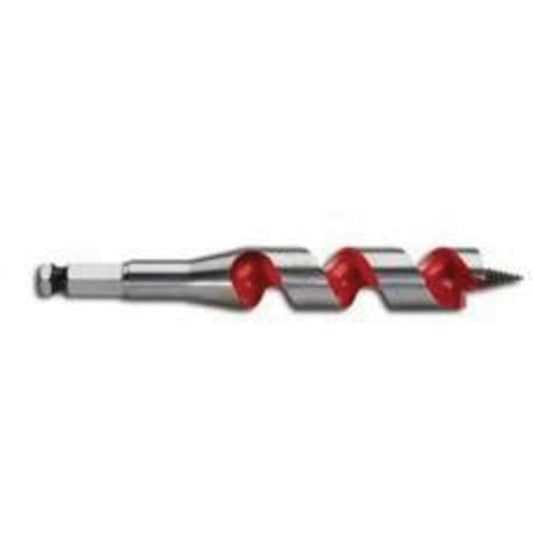 Ship Auger Drill Bit, 7/8" Diameter, 3" Flute, 7/16" Hex Shank