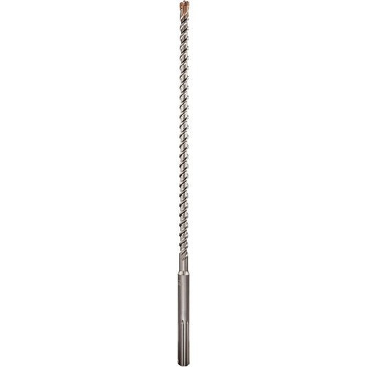 4-Cutter Rotary Hammer Drill Bit, 3/4", Spline Shank
