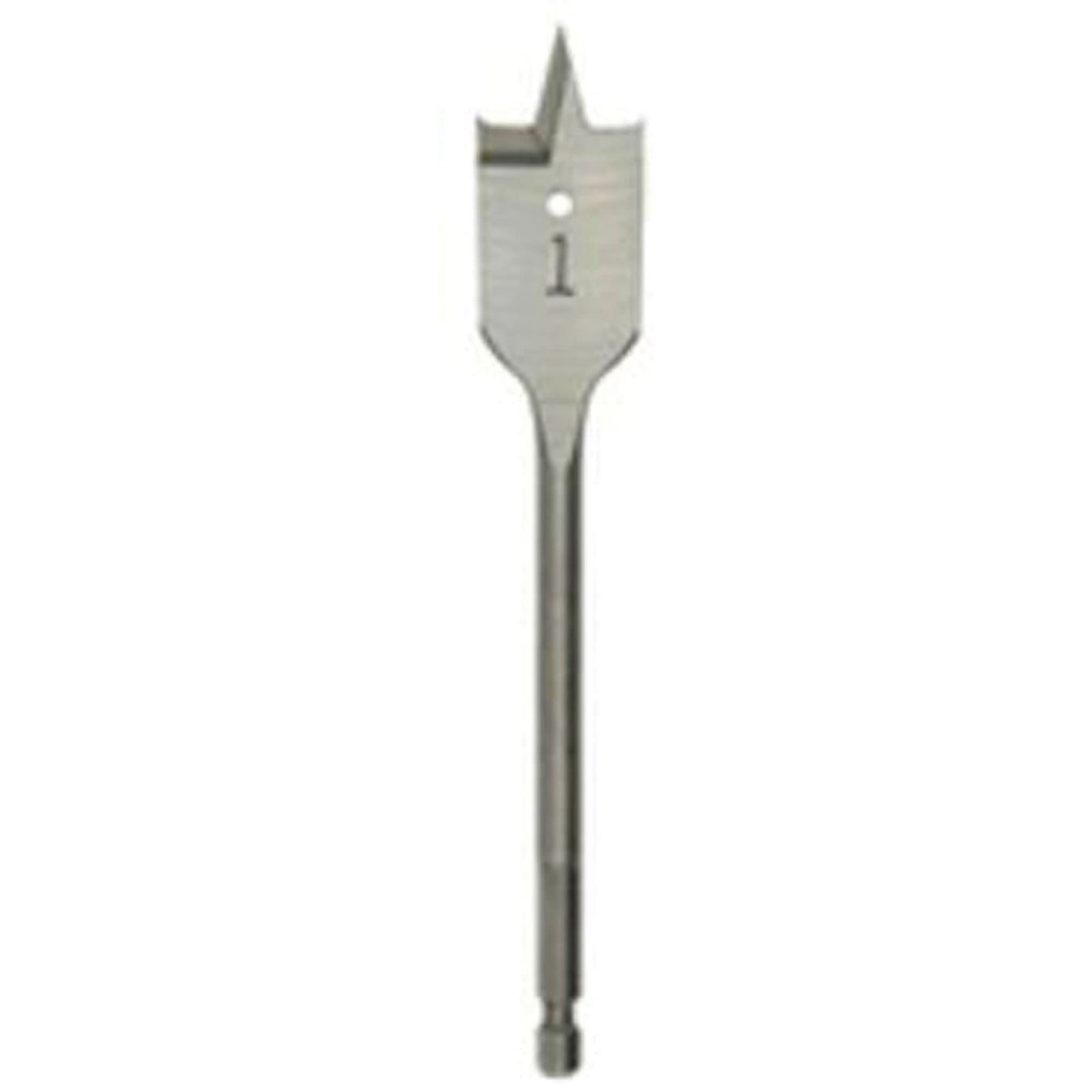 Flat Boring Bit, 13/16" Diameter, 1/4" Hex Shank, 6" Length