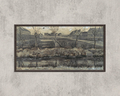 Van Gogh Nursery Art Print: Vintage Impressionist Schenkweg Painting