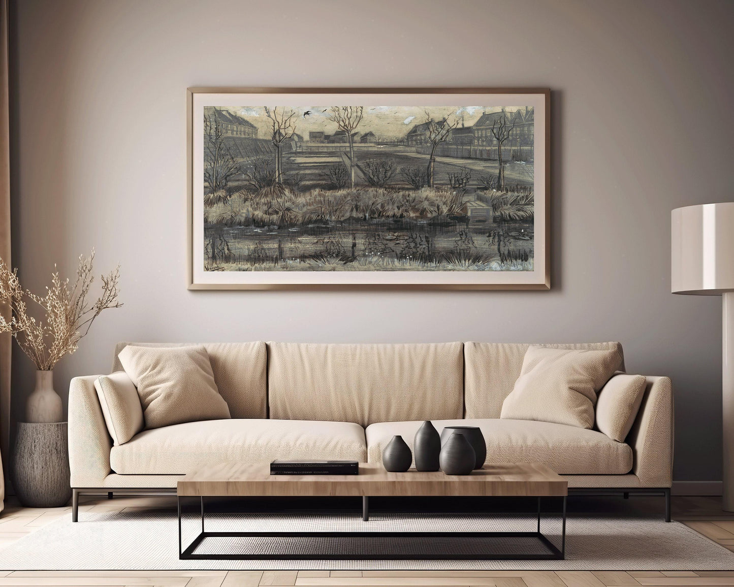 Van Gogh Nursery Art Print: Vintage Impressionist Schenkweg Painting