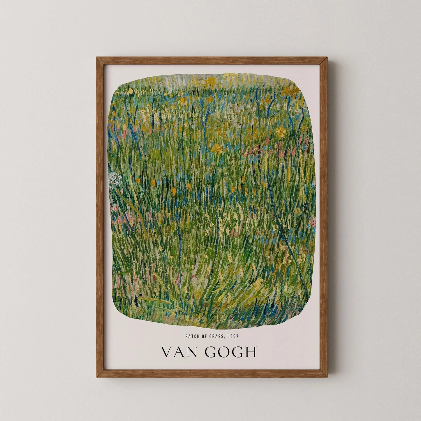 Vincent Van Gogh - Patch of Grass | Iconic Classic Impressionist Exhibition Poster Fine Art Print (available handframed or unframed)