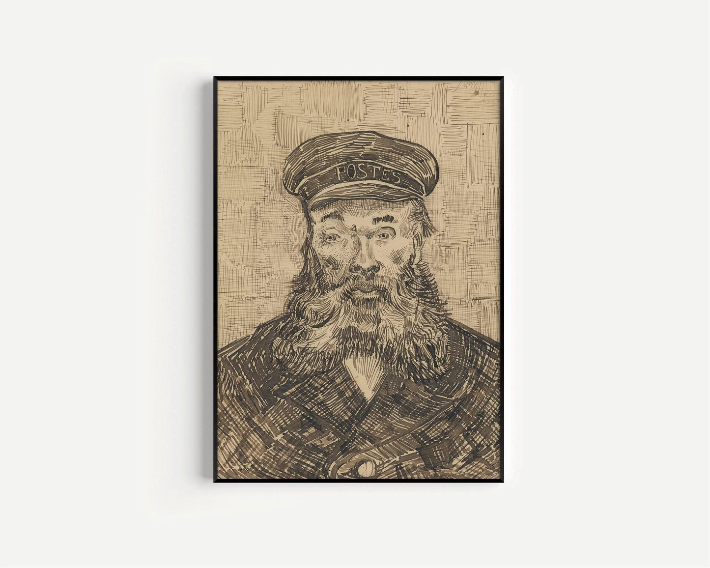 Van Gogh Postman Print: Impressionist Fine Art, Giclee on Hahnemuhle Paper