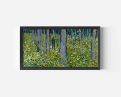 Van Gogh Undergrowth Art Print: Impressionist Forest Scene