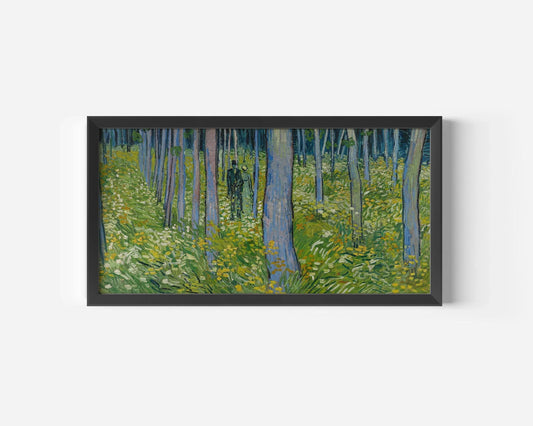 Van Gogh Undergrowth Art Print: Impressionist Forest Scene
