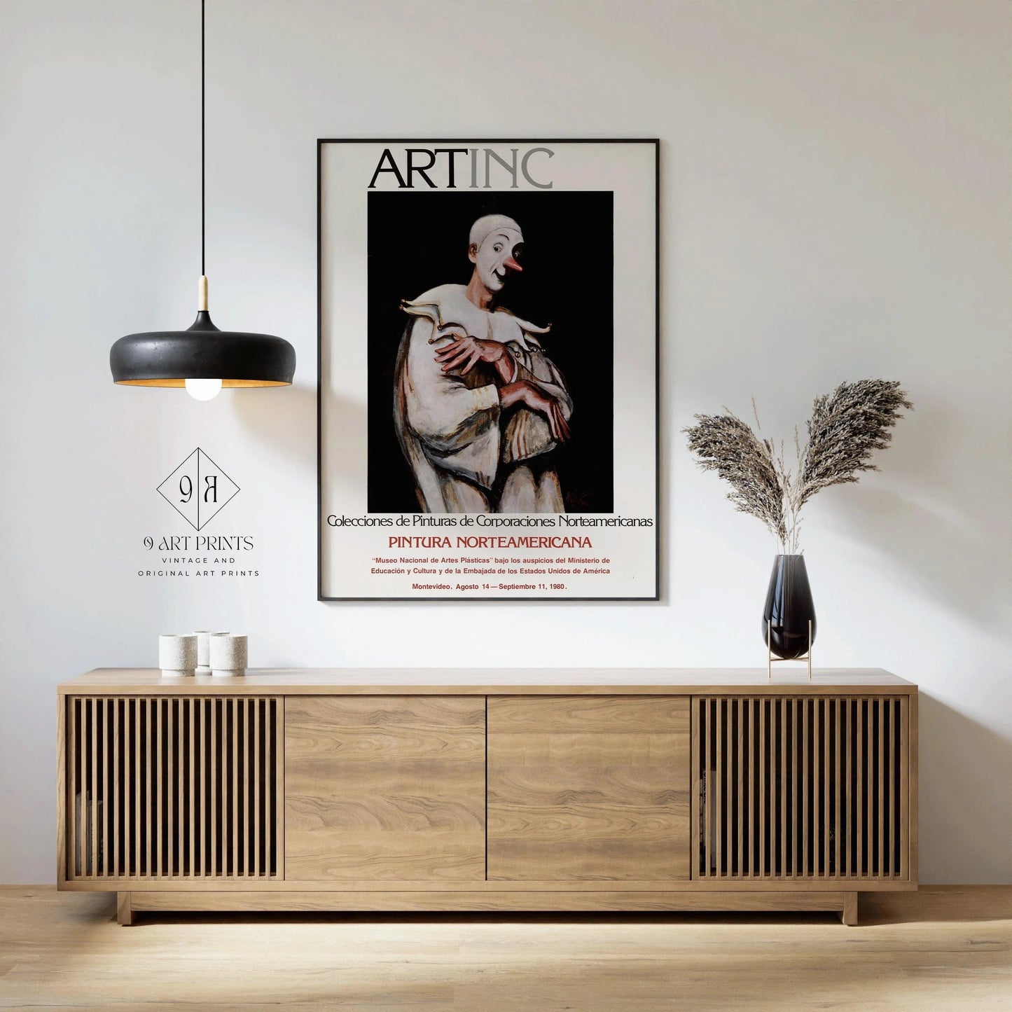 Vintage Poster - ART INC (USIA Poster in Spanish) | Available handframed or unframed
