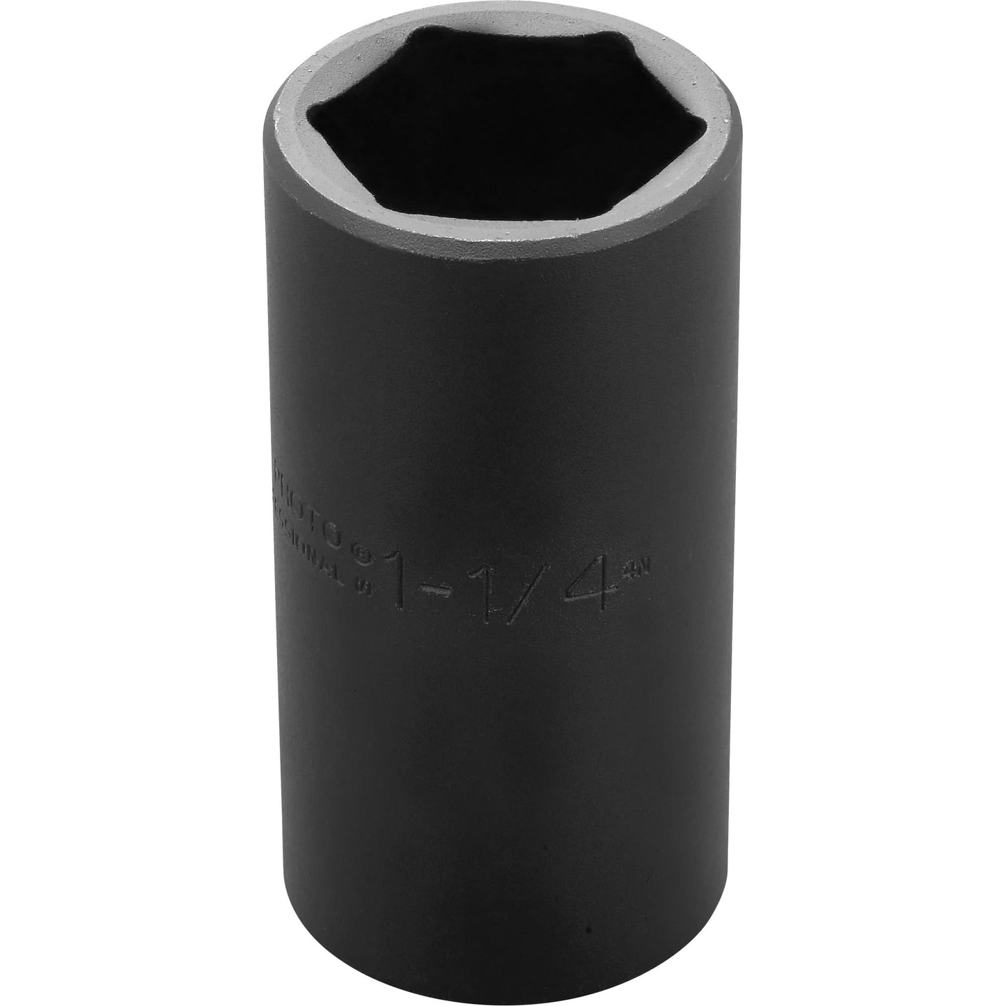 Socket, Impact, 1-1/4", 1/2" Drive, 6 Points, Deep
