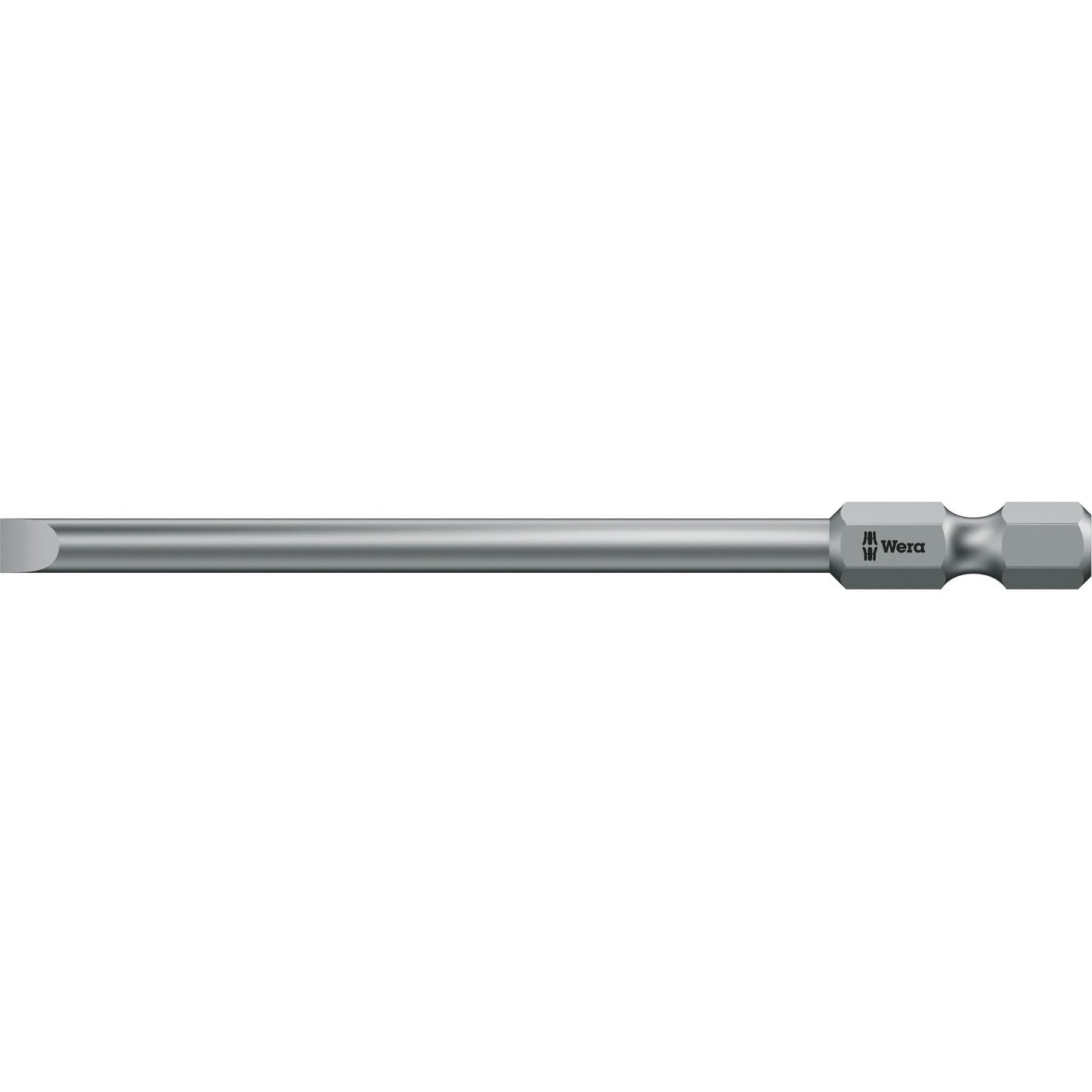 Slotted Screwdriver, 1/4", 2" L, Plastic Handle