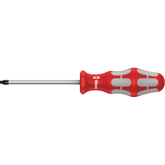 Robertson Screwdriver, #4 Tip, Round, 12-1/4" L, Plastic Handle