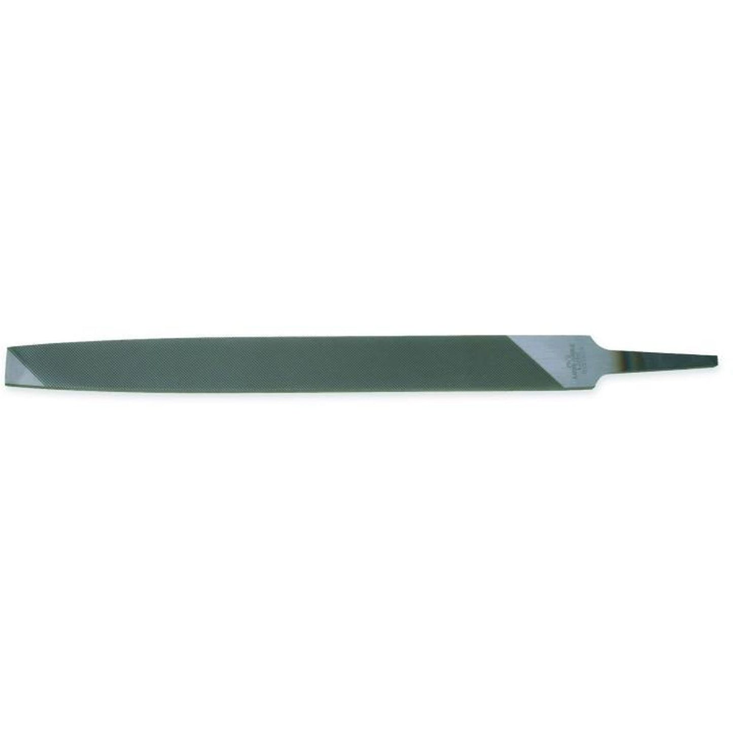 Long Angle Lathe File, Flat, 12", Bastard