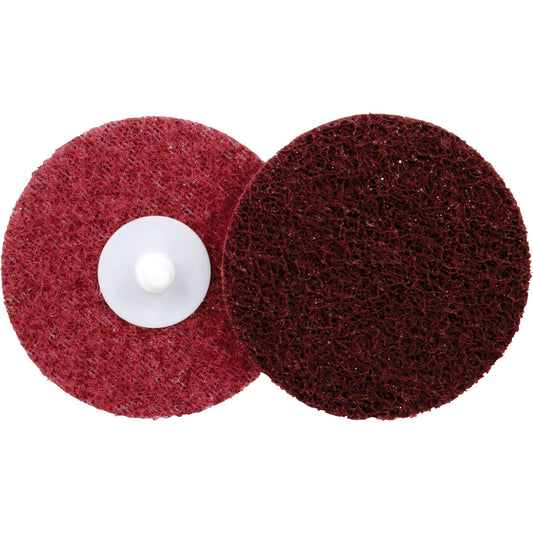 Disque de préparation de surface à changement rapide Standard Abrasives™ de 7,62 cm de diamètre, grain moyen, oxyde d'aluminium