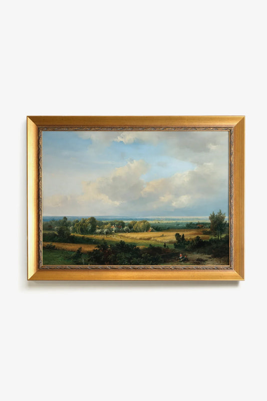 VINTAGE VIEW, ORNATE VINTAGE FRAME