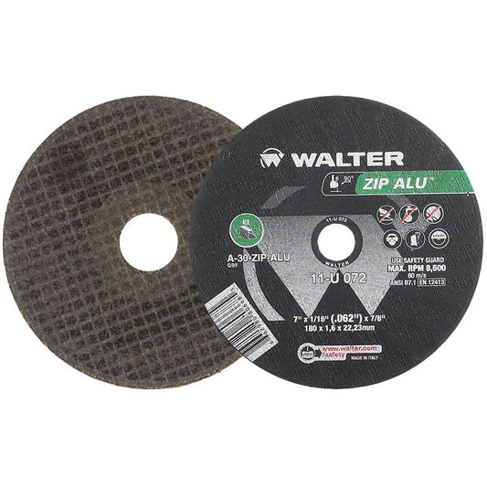 Zip Alu™ Cut-Off Wheel, 7" x 3/64", 7/8" Arbor, Type 1, Aluminum Oxide, 8600 RPM