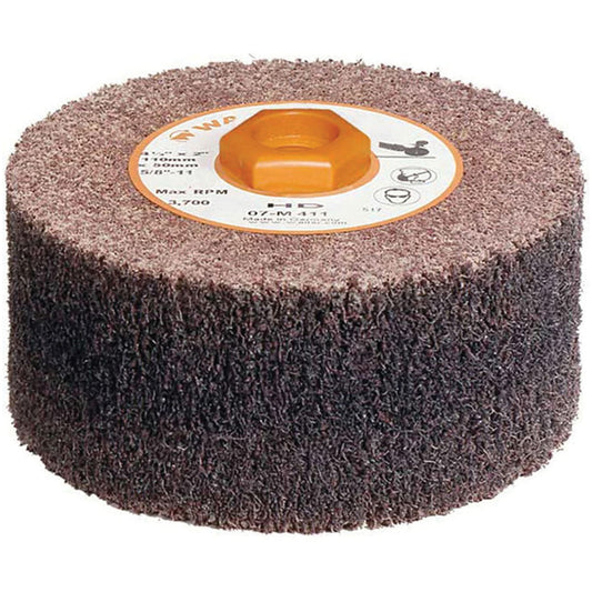 Blendex™ High Density Drum, 4-1/2" Dia. x 2" W, 5/8"-11 Arbor, HD Grit