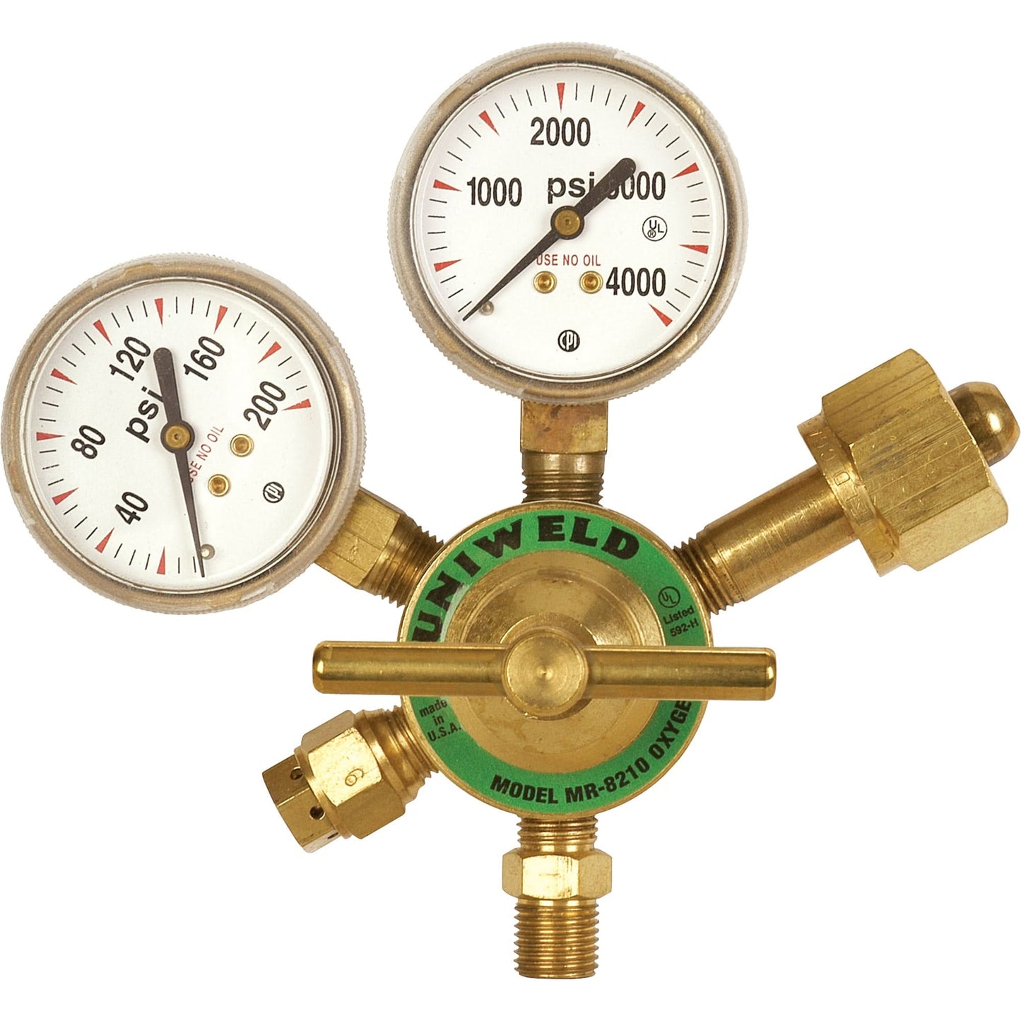 Light-Duty Single Stage Regulator, Oxygen, CGA540 Inlet