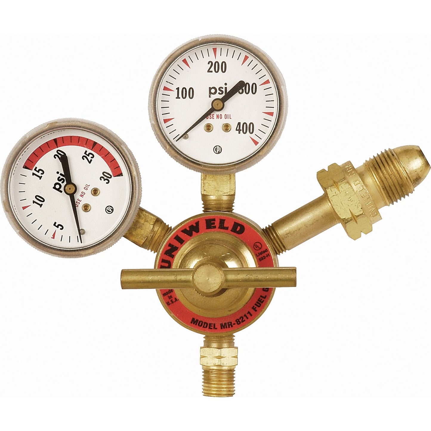 Light-Duty Single Stage Regulator, Acetylene, CGA510 Inlet
