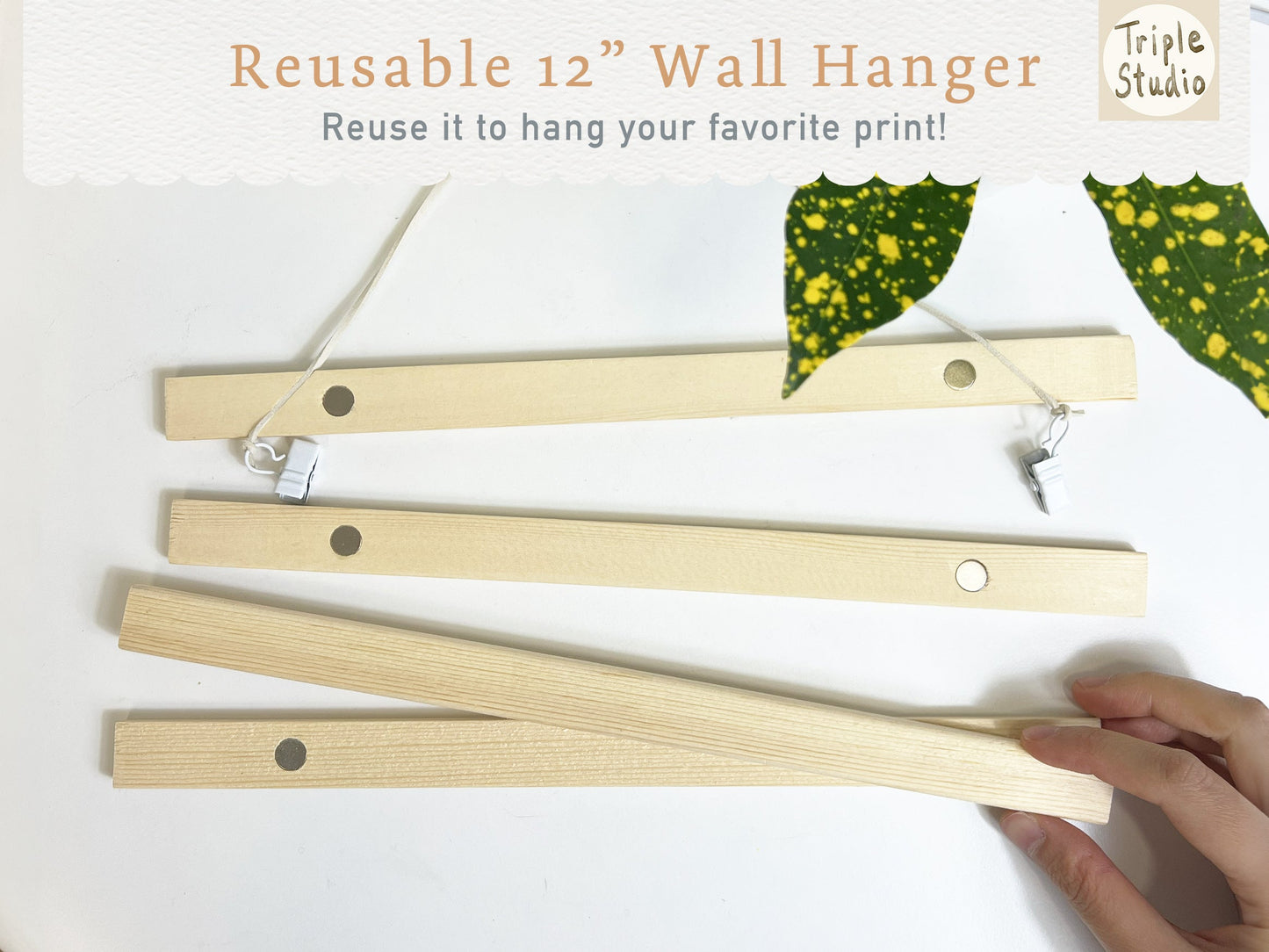 DATELESS Extra Large Wall Calendar with Magnetic Poster Hanger - Dear Love