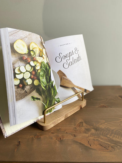 Walnut Cookbook Stand