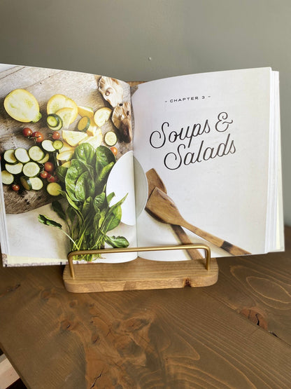 Walnut Cookbook Stand
