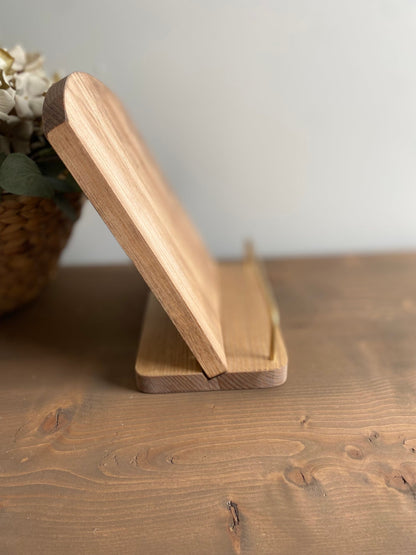 Walnut Cookbook Stand