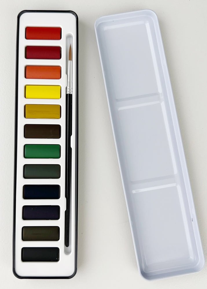 Watercolour Paint Set with Brush