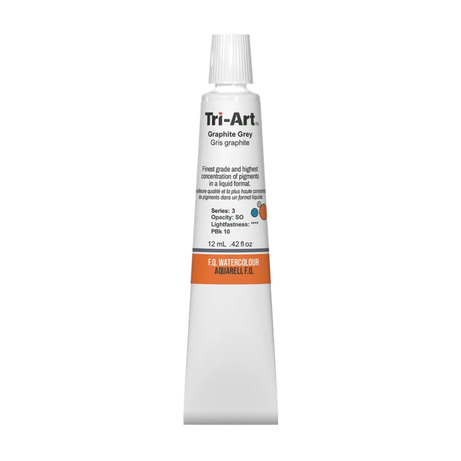Tri-Art Water Colour Tubes - Graphite Grey