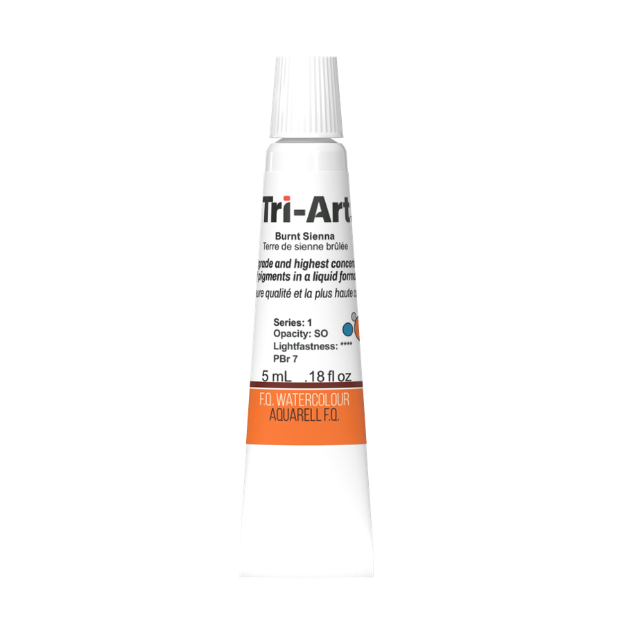 Tri-Art Water Colours - Burnt Sienna
