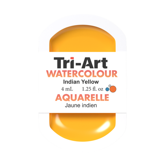Tri-Art Water Colour Pans - Indian Yellow - 4 mL