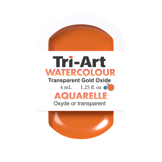 Tri-Art Water Colour Pans - Transparent Gold Oxide - 4 mL