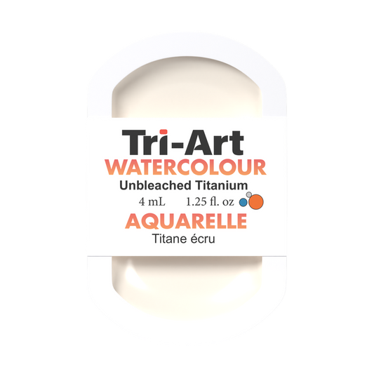 Godets d'aquarelle Tri-Art - Titane non blanchi - 4 mL