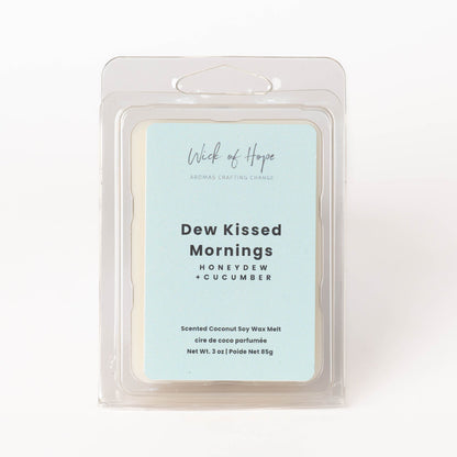 Dew Kissed Mornings Wax Melt | Honey Dew + Cucumber