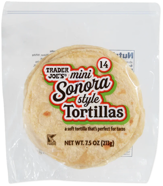 Mini tortillas façon Sonora Trader Joe's, 213 g