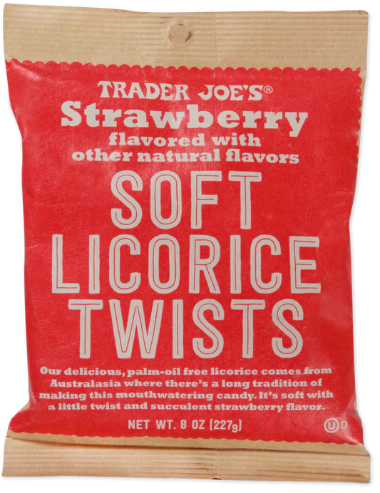Sucettes à la réglisse douce à la fraise Trader Joe's, 227 g