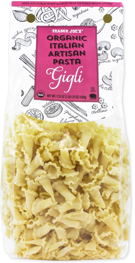 Pâtes Gigli italiennes biologiques artisanales de Trader Joe's, 500 g