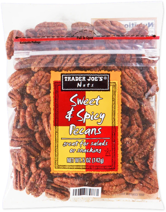 Noix de pécan sucrées et épicées Trader Joe's, 142g