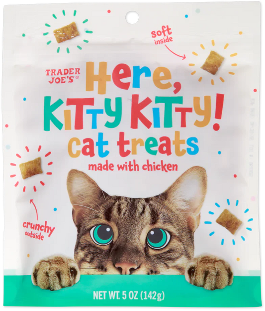 Trader Joe's Here, Kitty Kitty! Cat Treats, 142g