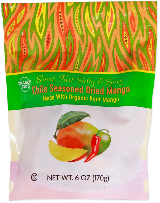 Mangues séchées assaisonnées au piment de Trader Joe's, 170g