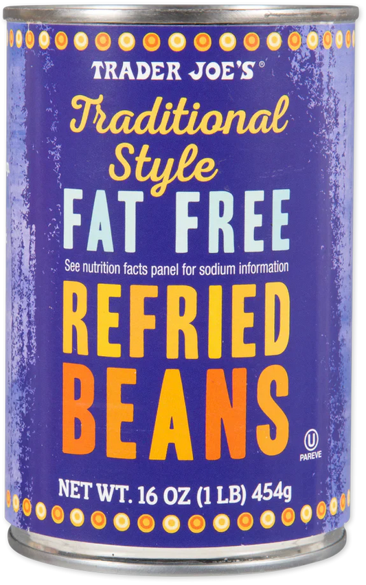 Haricots Frits Sans Matière Grasse Style Traditionnel Trader Joe's, 454g