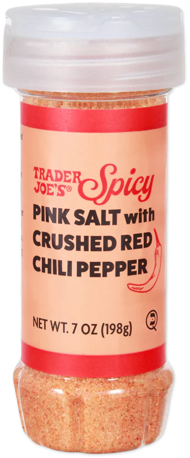 Sel rose épicé Trader Joe's avec piment rouge broyé, 198 g