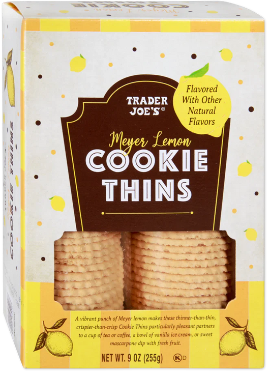 Biscuits fins au citron Meyer de Trader Joe's, 255 g