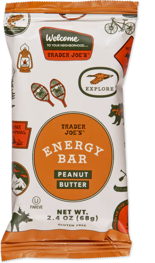 Barre énergétique Trader Joe's, Beurre de cacahuète, 68g